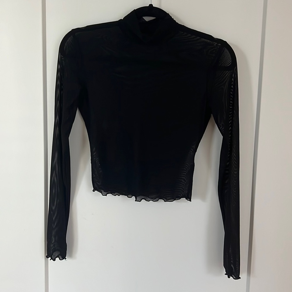 Mesh Long Sleeved Shirt